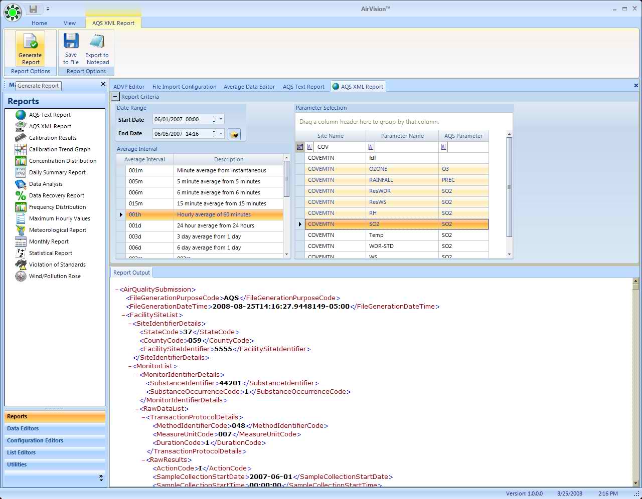 Comprehensive AirVision Reports - Agilaire LLC